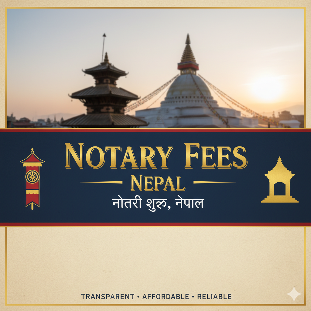Notary Fees Nepal
