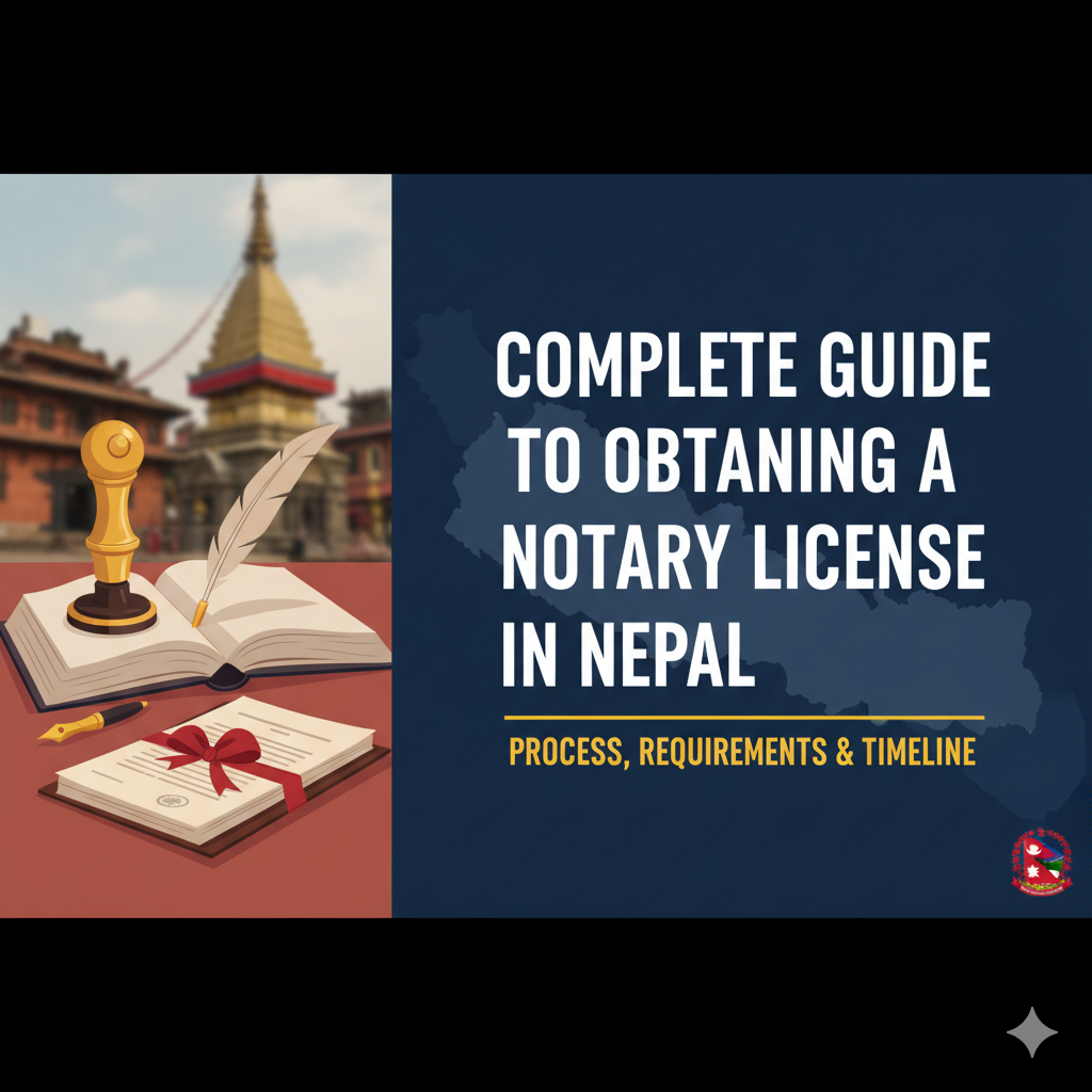 Guide to Obtaining a Notary License in Nepal